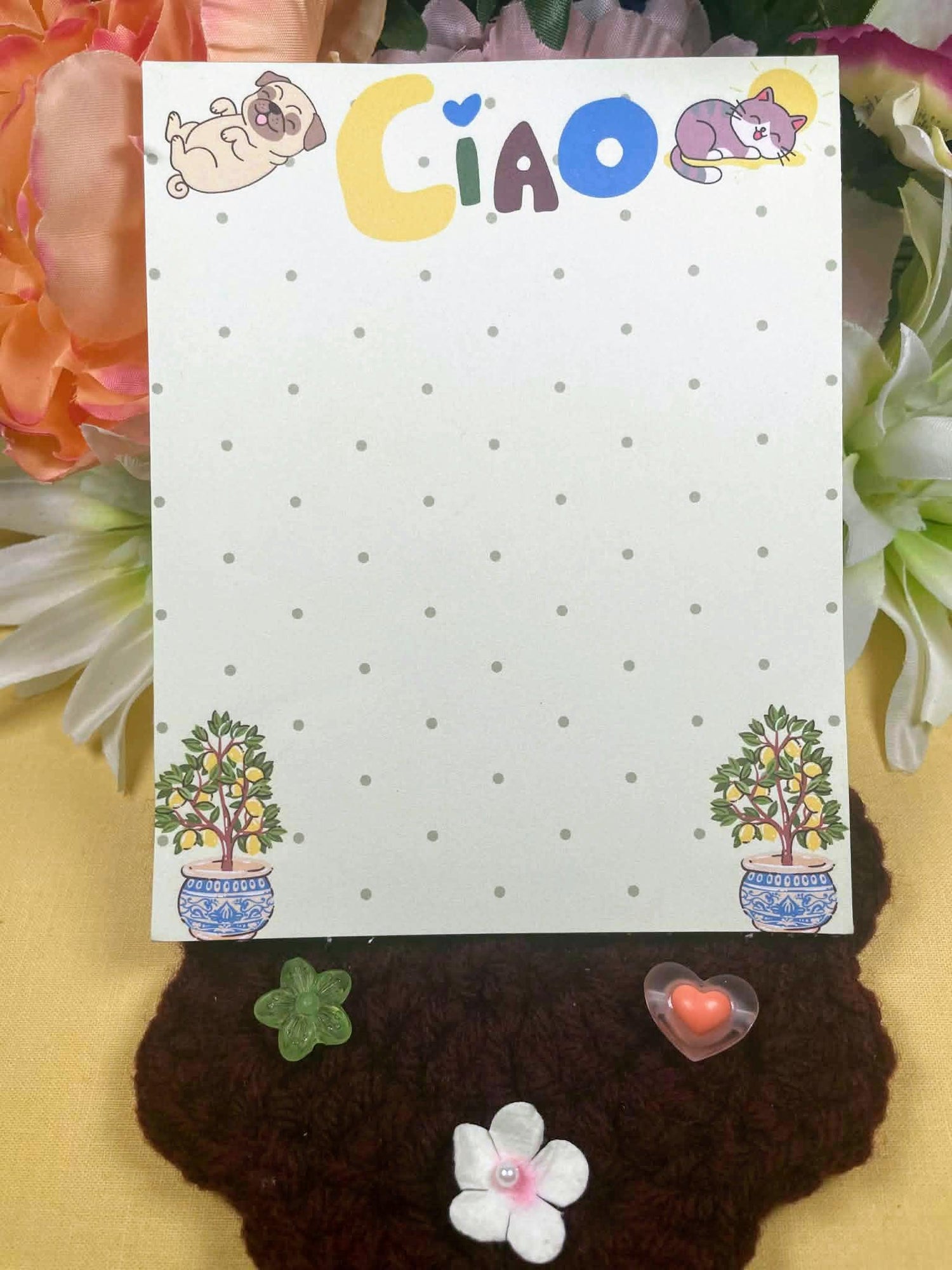 Ciao! Notepad 4.25&amp;quot; x 5.5&amp;quot; Autumnmist Boutique