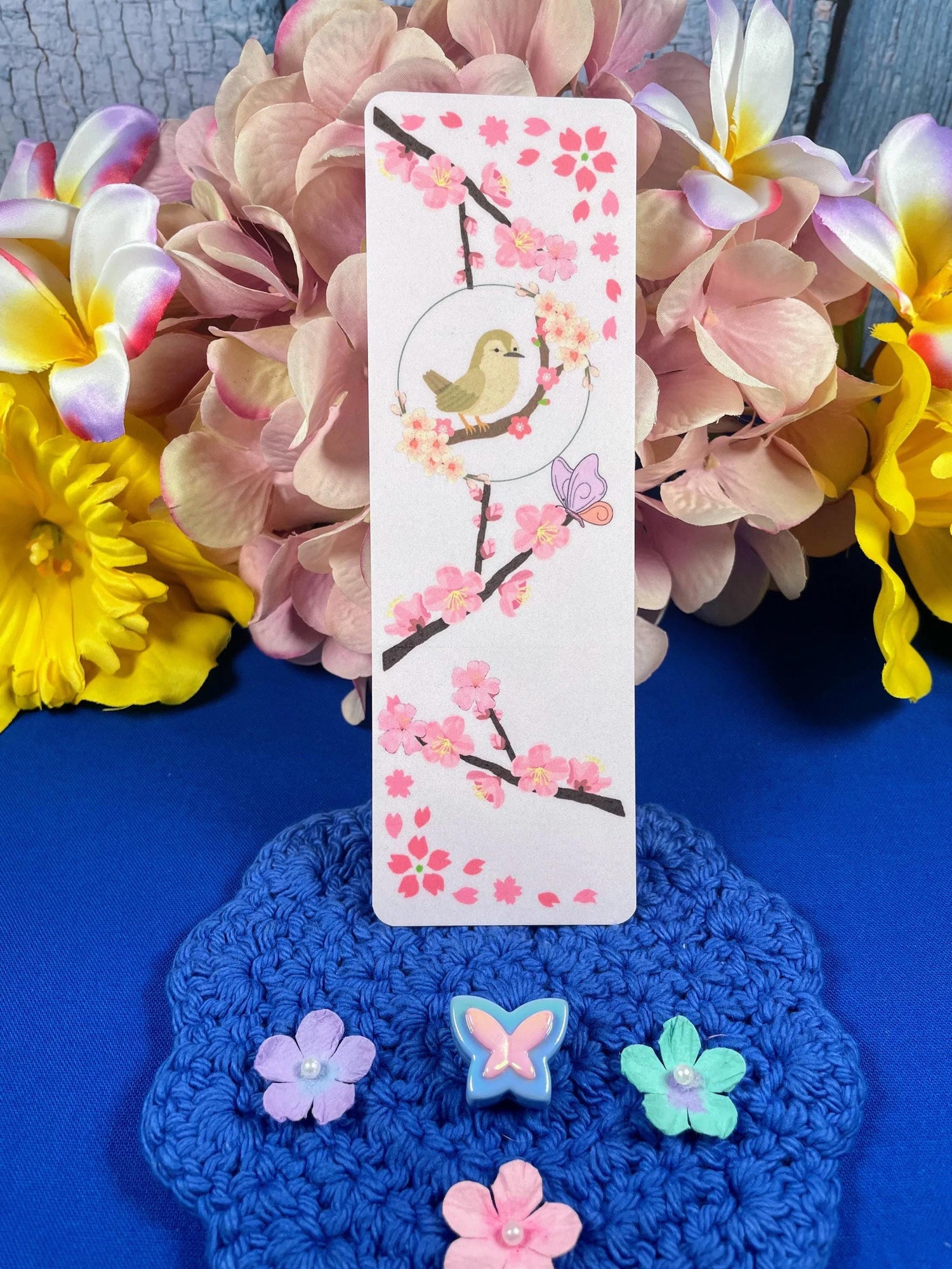 Blossom &amp; Breeze Laminated Bookmark - Autumnmist Boutique