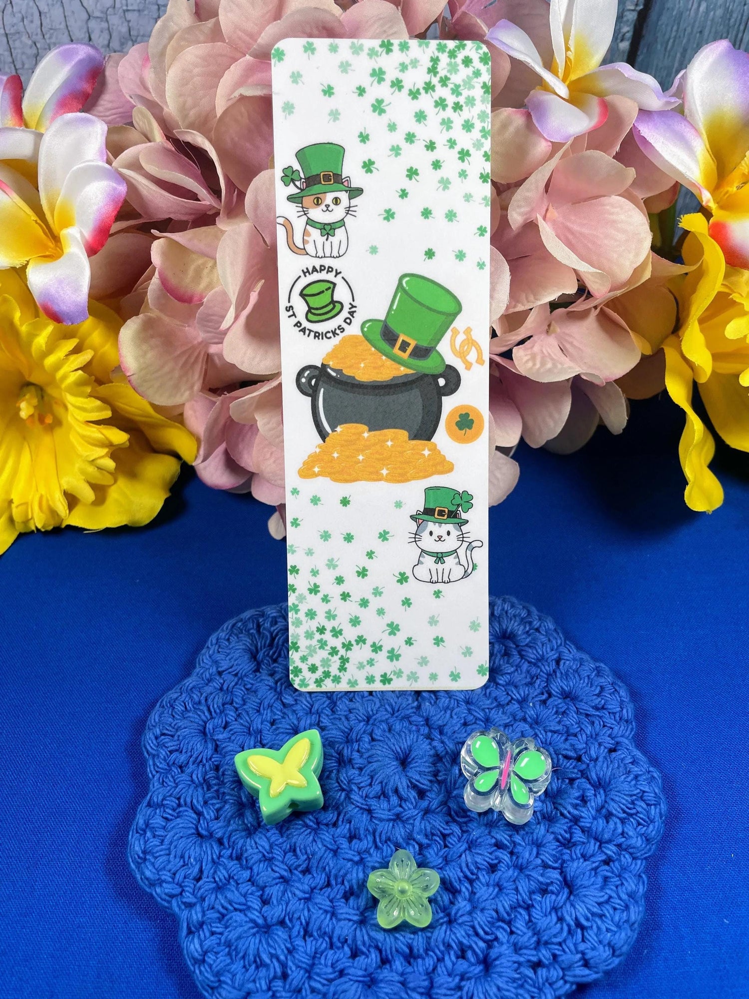 Lucky Whiskers Laminated Bookmark - Autumnmist Boutique