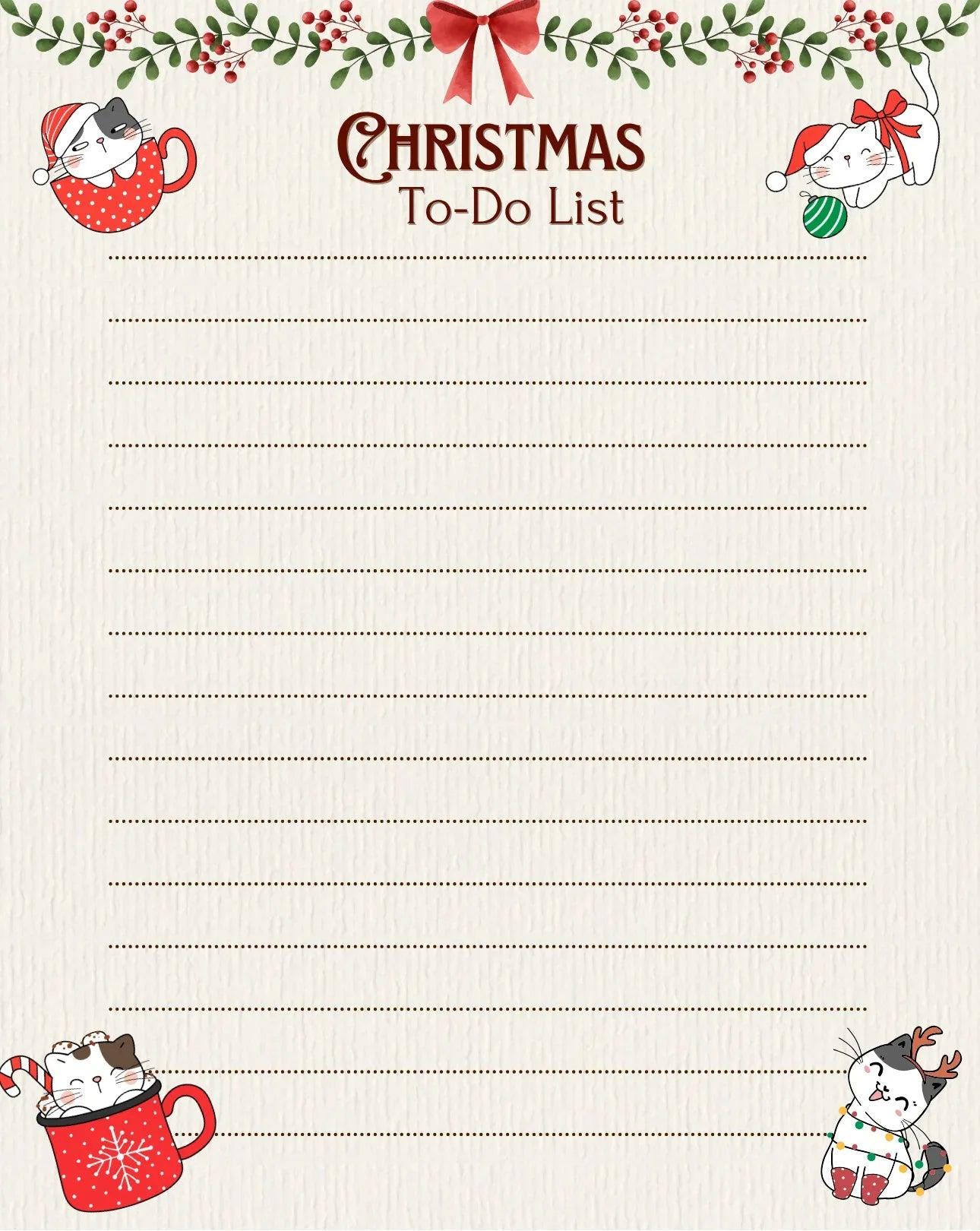 Mugs &amp; Mittens To-Do List Notepad 4.25&amp;quot; x 5.5&amp;quot; - Autumnmist Boutique