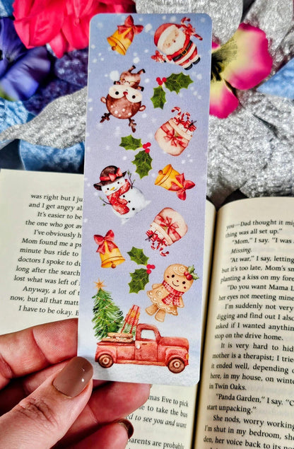 Truckin’ Through Christmas Laminated Bookmark - Autumnmist Boutique