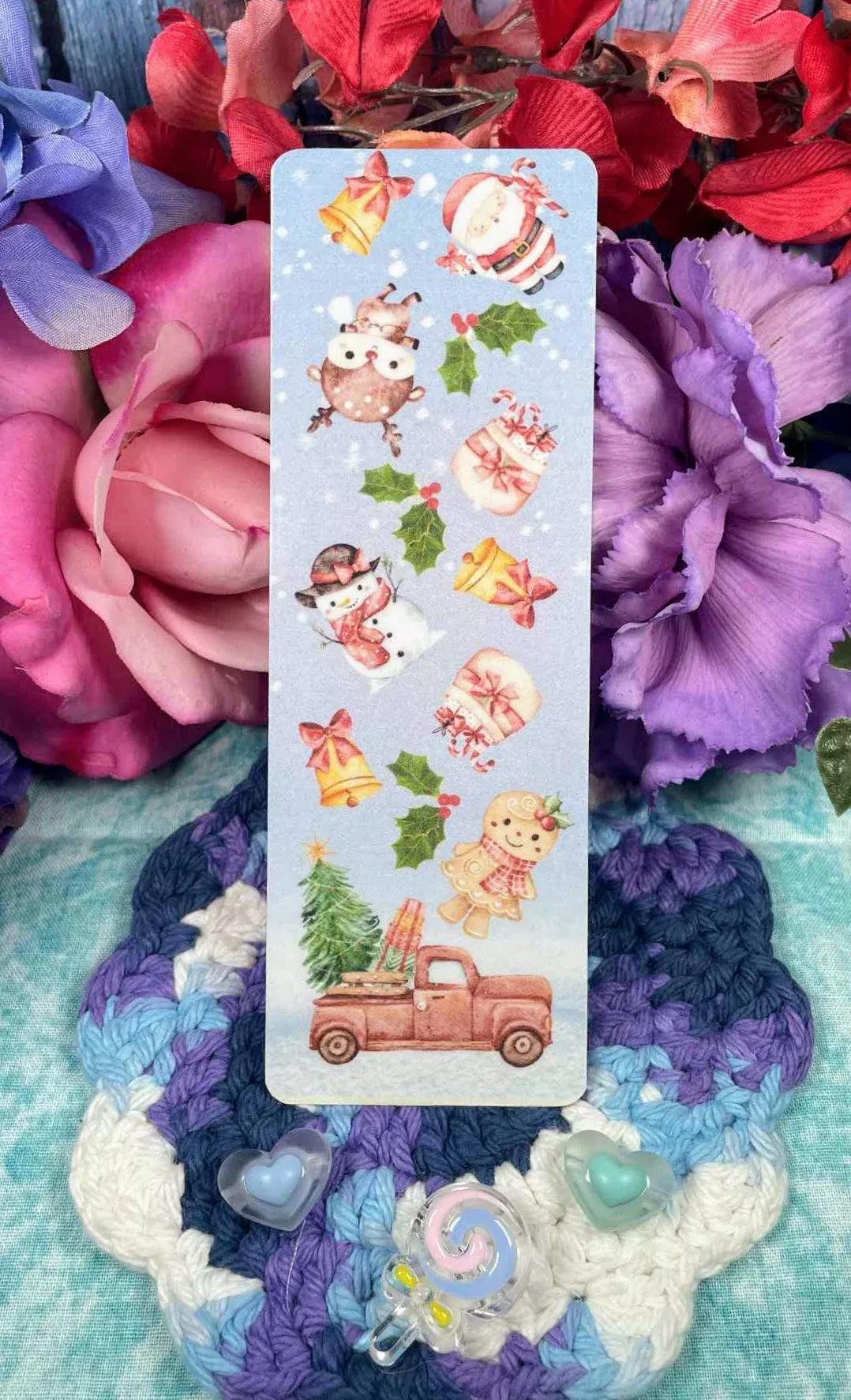 Truckin’ Through Christmas Laminated Bookmark - Autumnmist Boutique