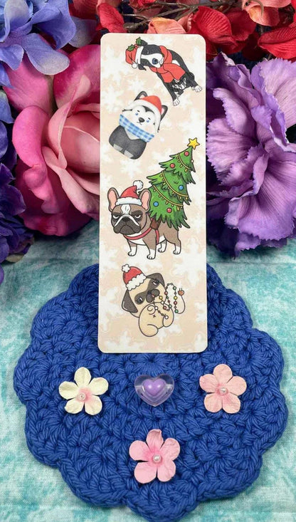 Deck the Paws Laminated Bookmark - Autumnmist Boutique