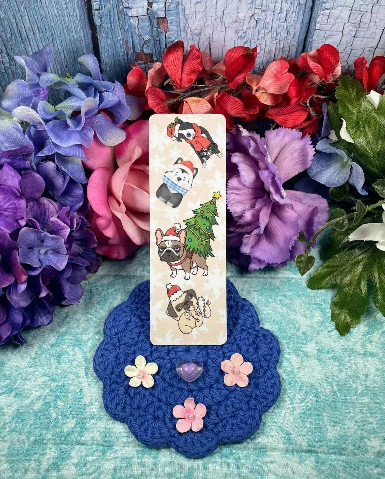 Deck the Paws Laminated Bookmark - Autumnmist Boutique