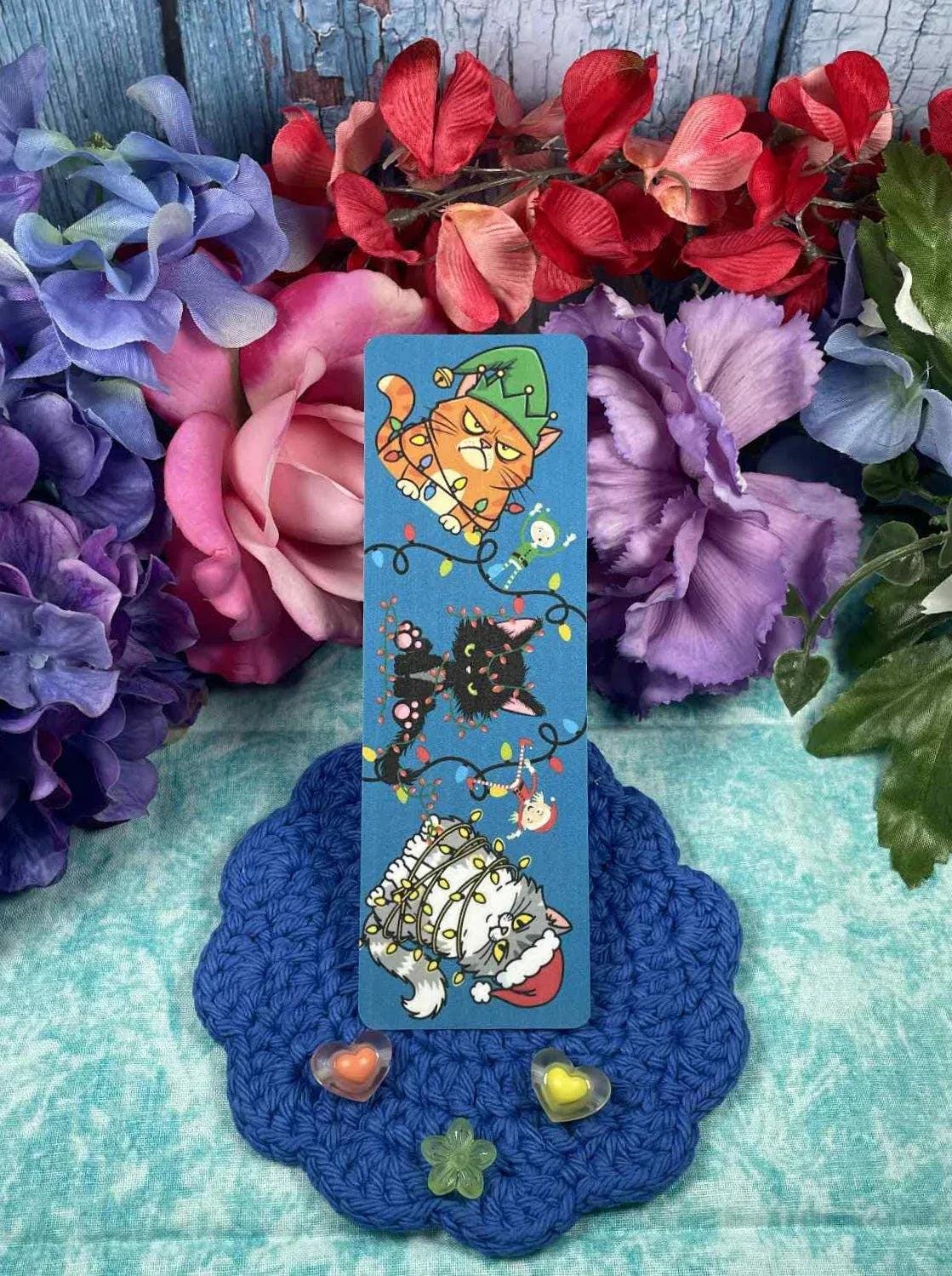 Tangled in Cheer Laminated Bookmark - Autumnmist Boutique