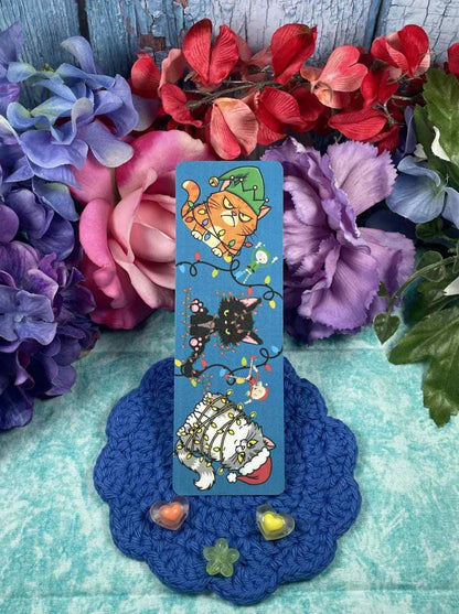 Tangled in Cheer Laminated Bookmark - Autumnmist Boutique