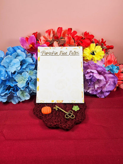 Pumpkin Nice Notepad 4.25&amp;quot; x 5.5&amp;quot; - Autumnmist Boutique