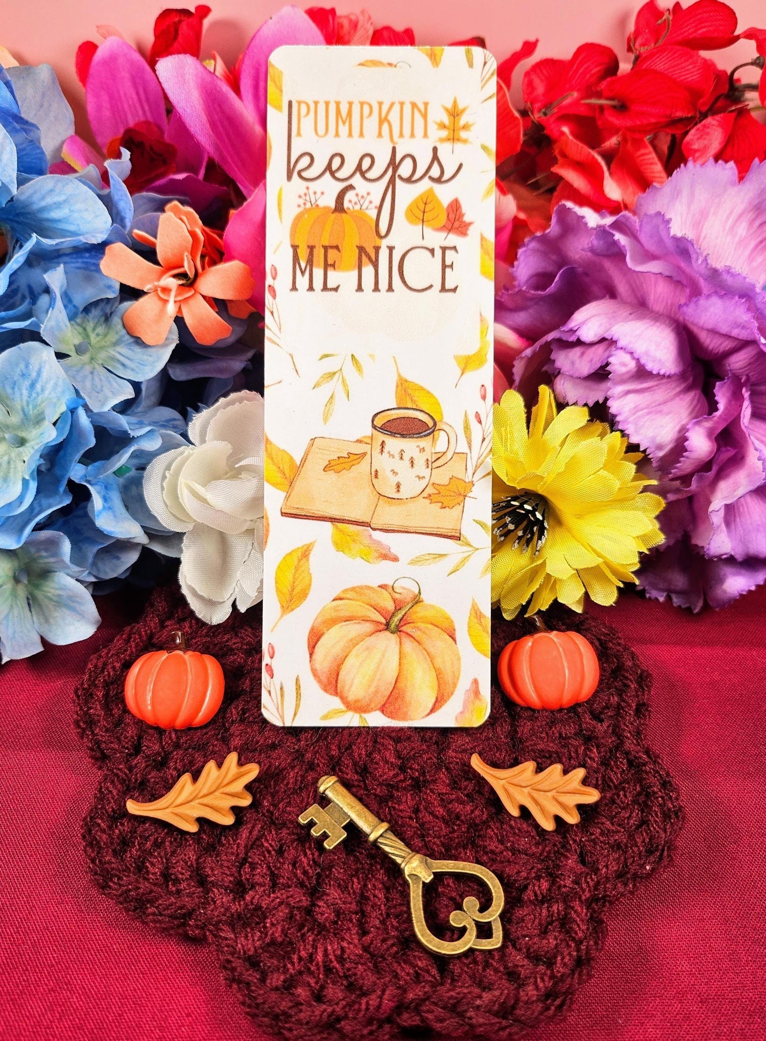 Pumpkin Nice Laminated Bookmark - Autumnmist Boutique
