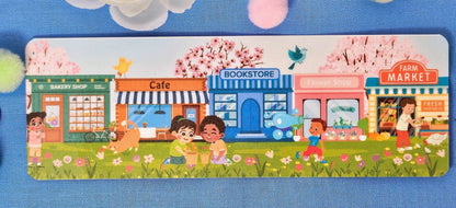 Main Street: Spring Edition Laminated Bookmark - Autumnmist Boutique