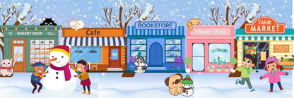 Main Street: Winter Edition Laminated Bookmark - Autumnmist Boutique