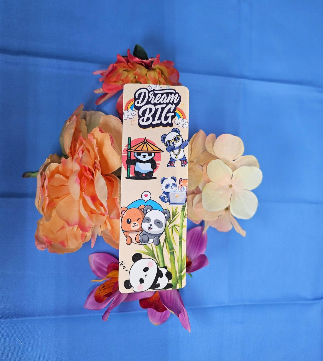 Panda Dreams Laminated Bookmark - Autumnmist Boutique