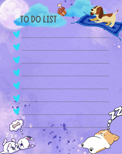Dream Big Flying Dog To Do Notepad 4.25&amp;quot; x 5.5&amp;quot; - Autumnmist Boutique