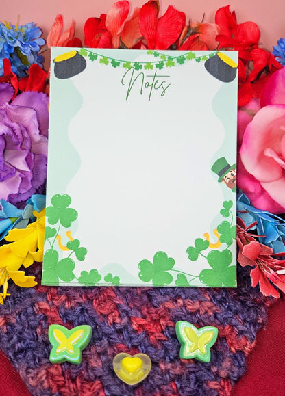 St. Paddy’s Delight Notepad 4.25&amp;quot; x 5.5&amp;quot; - Autumnmist Boutique