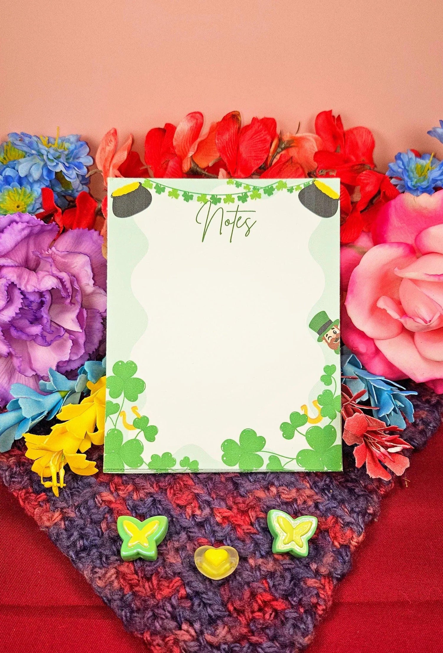 St. Paddy’s Delight Notepad 4.25&amp;quot; x 5.5&amp;quot; - Autumnmist Boutique