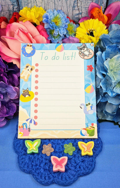 Summer Time Splash Notepad 4.25&amp;quot; x 5.5&amp;quot; - Autumnmist Boutique