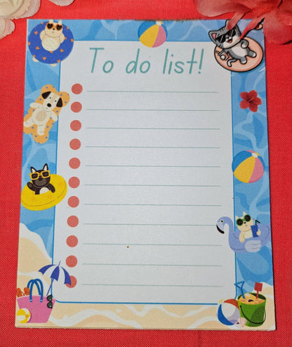 Summer Time Splash Notepad 4.25&amp;quot; x 5.5&amp;quot; - Autumnmist Boutique
