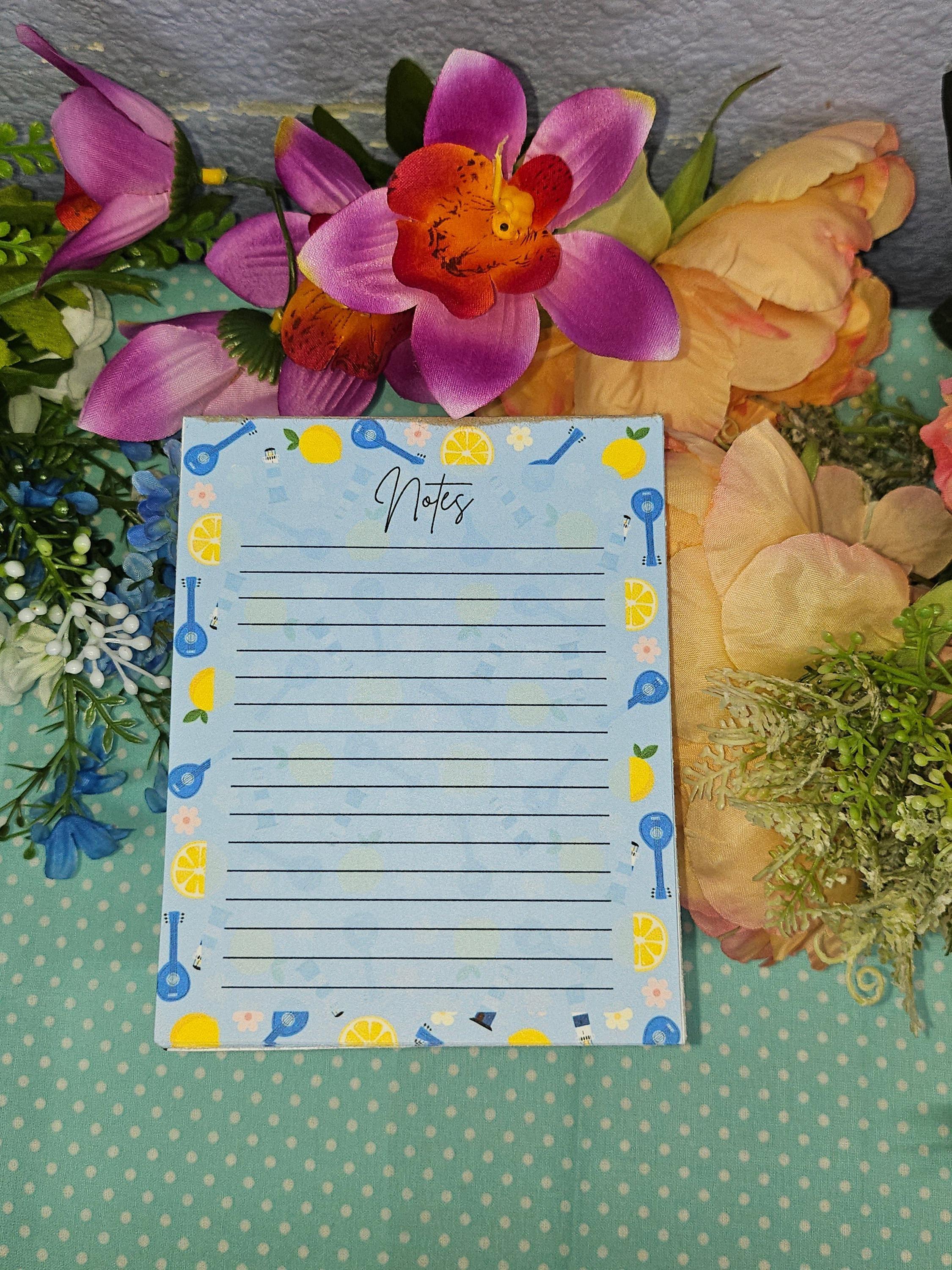 Greek Summer Notepad 4.25&amp;quot; x 5.5&amp;quot; - Autumnmist Boutique
