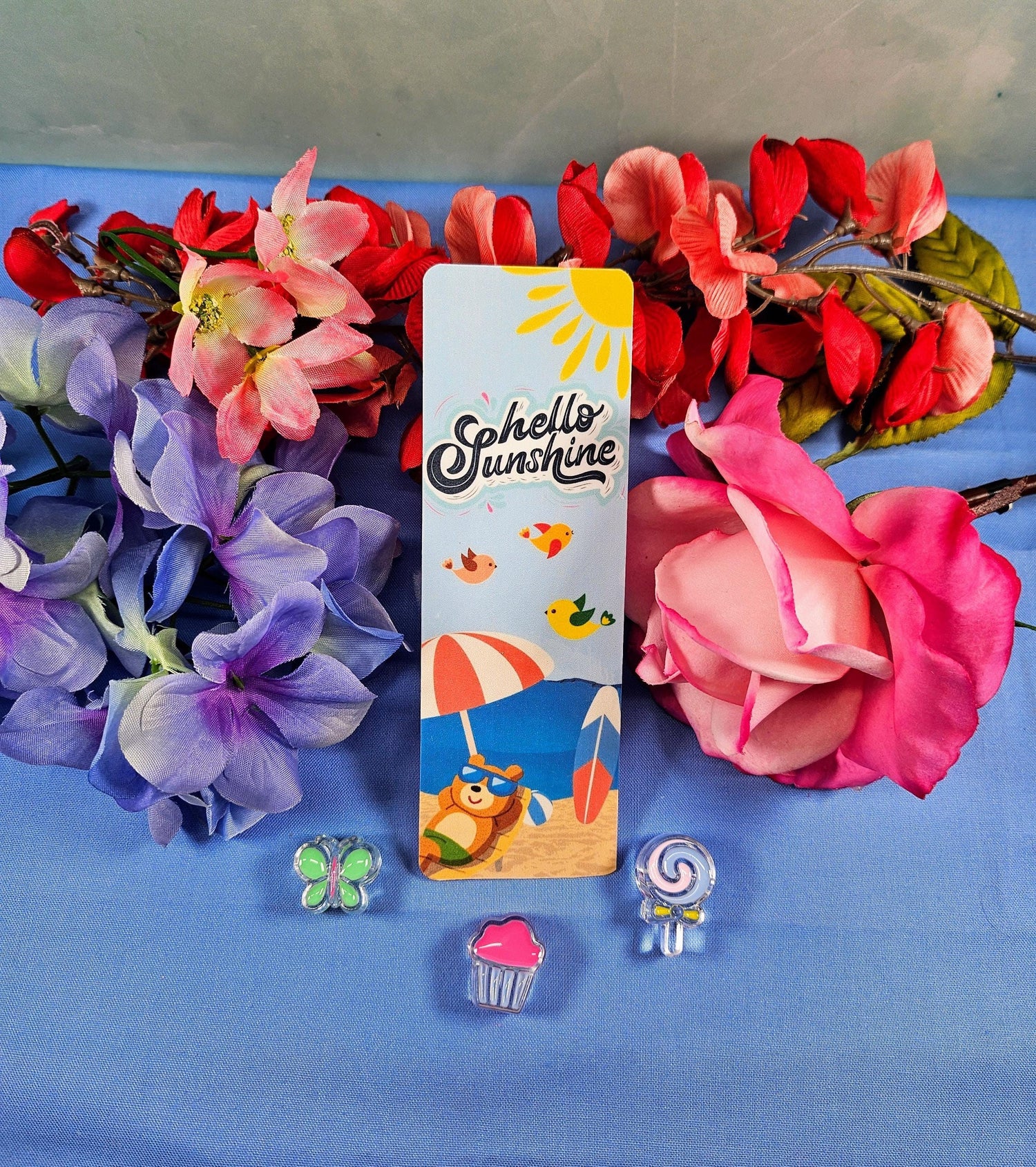 Hello Sunshine Beach Vibes Laminated Bookmark - Autumnmist Boutique