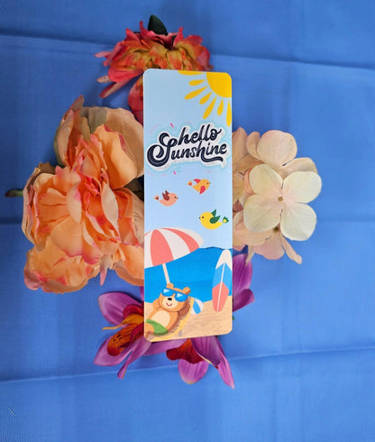 Hello Sunshine Beach Vibes Laminated Bookmark - Autumnmist Boutique