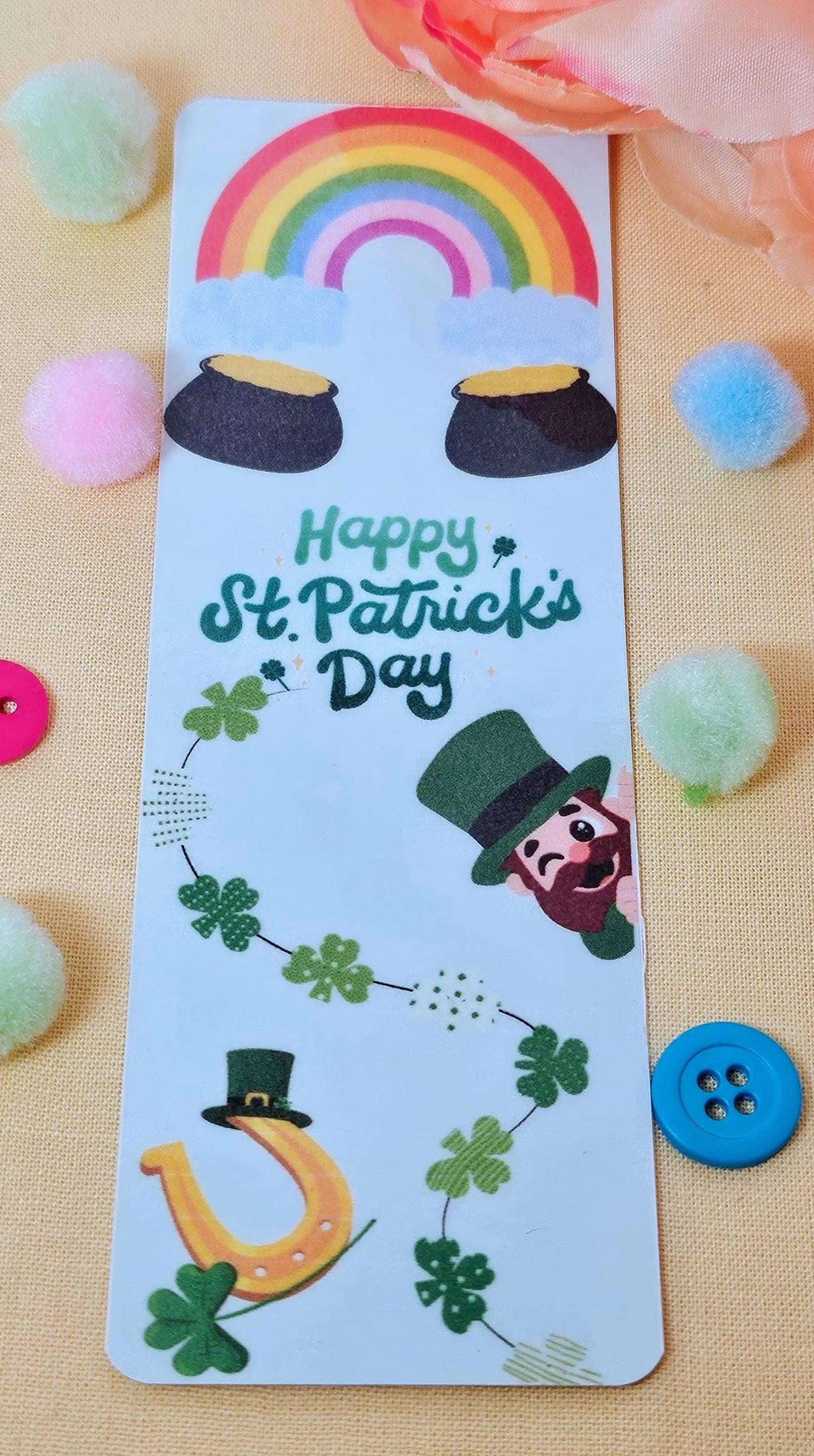 St. Paddy’s Delight Laminated Bookmark - Autumnmist Boutique