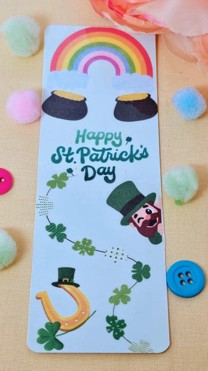 St. Paddy’s Delight Laminated Bookmark - Autumnmist Boutique