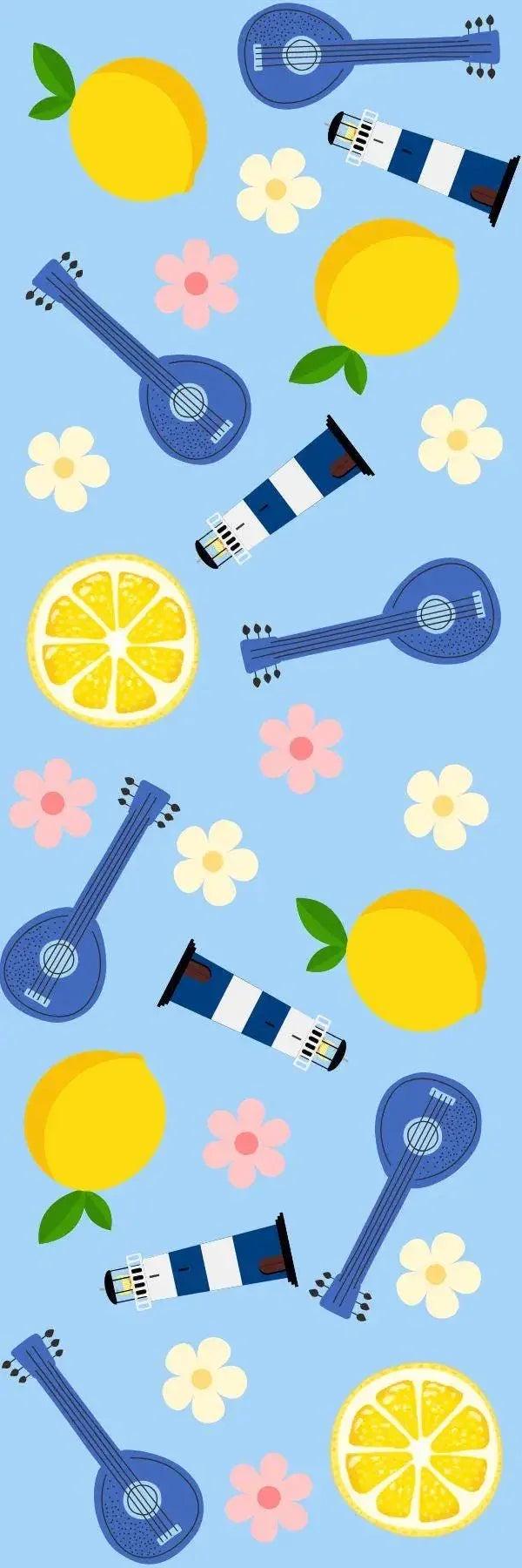 Greek Summer Laminated Bookmark - Autumnmist Boutique