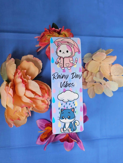 Rainy Day Vibes Laminated Bookmark - Autumnmist Boutique