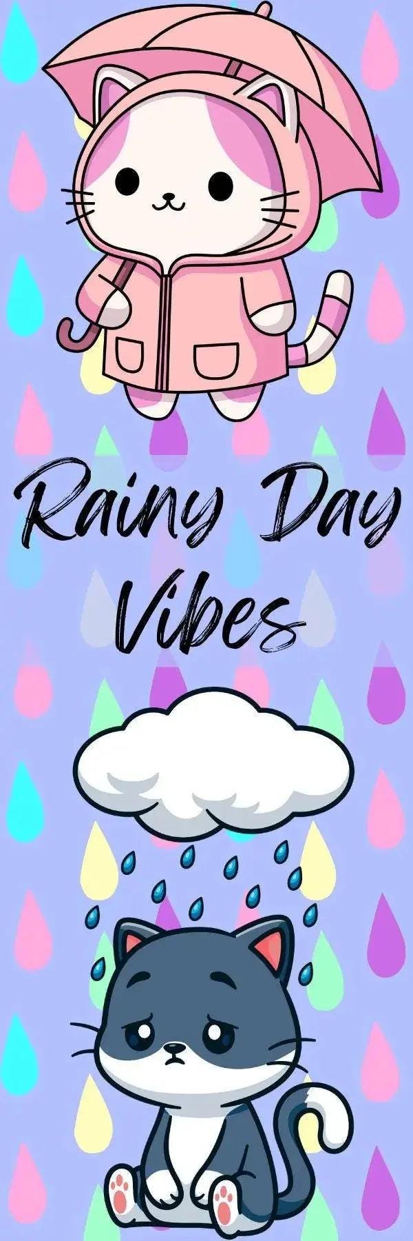 Rainy Day Vibes Laminated Bookmark - Autumnmist Boutique