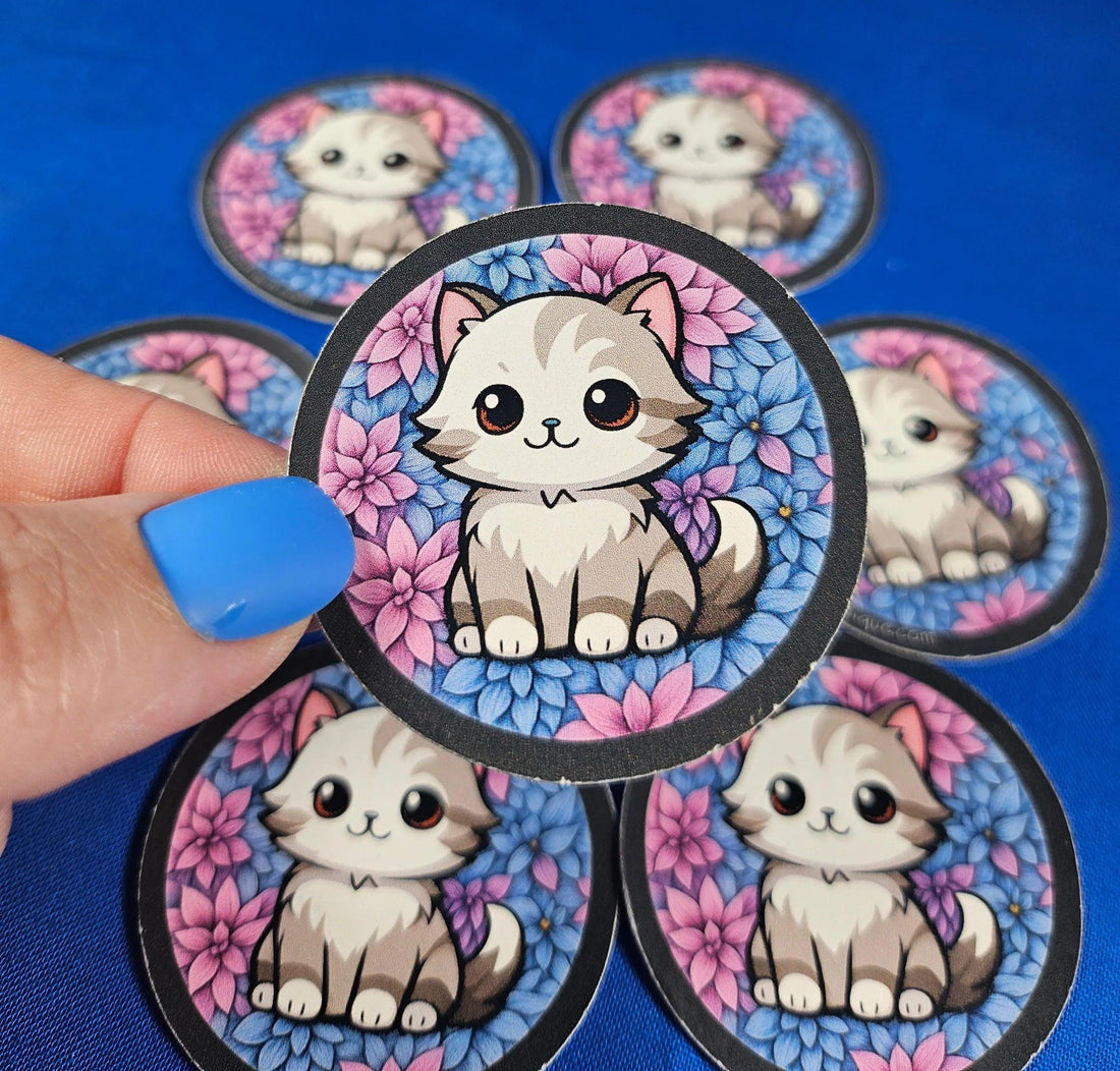 Floral Blossom Vinyl Sticker - Autumnmist Boutique