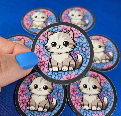 Floral Blossom Vinyl Sticker - Autumnmist Boutique