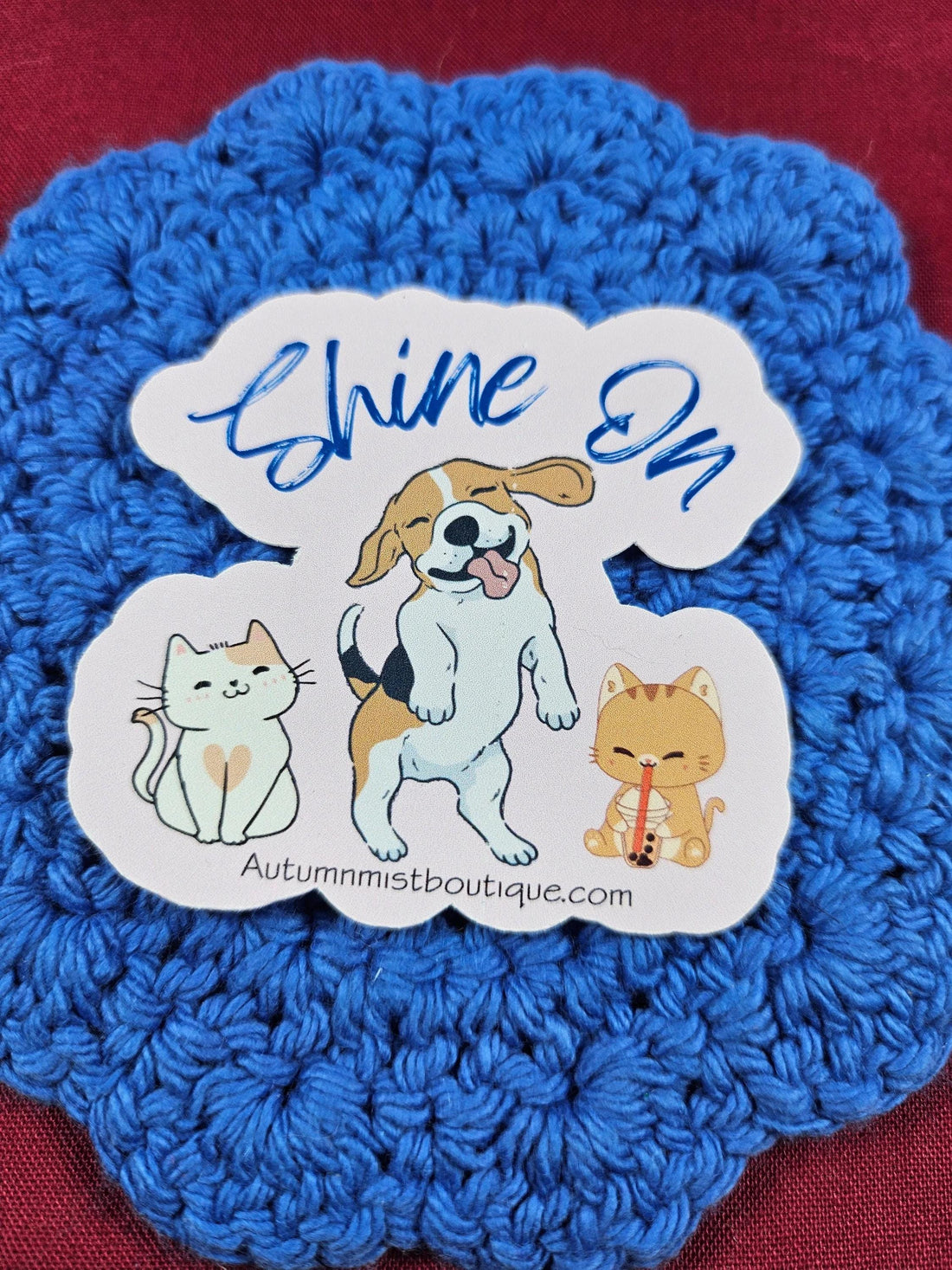 Shine On Dancing Friends Vinyl Sticker - Autumnmist Boutique