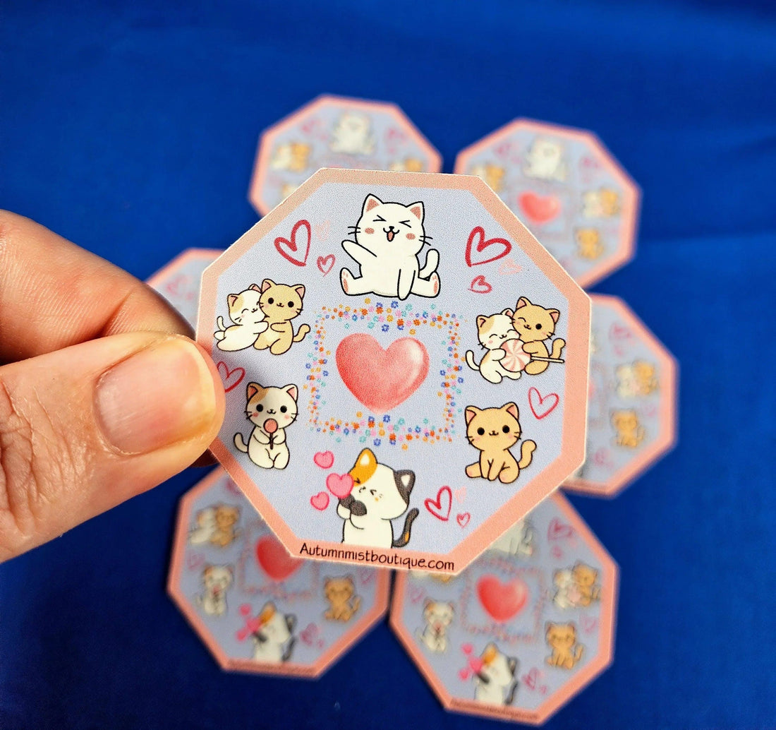 Sweet Paws Parade Vinyl Sticker - Autumnmist Boutique
