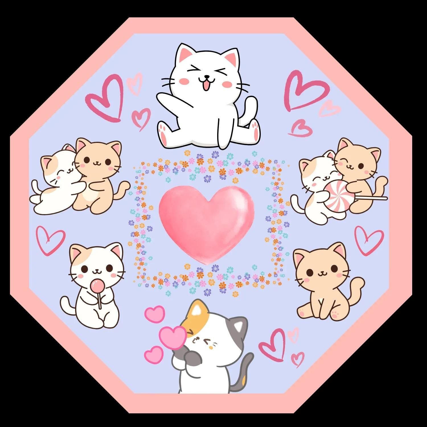 Sweet Paws Parade Vinyl Sticker - Autumnmist Boutique