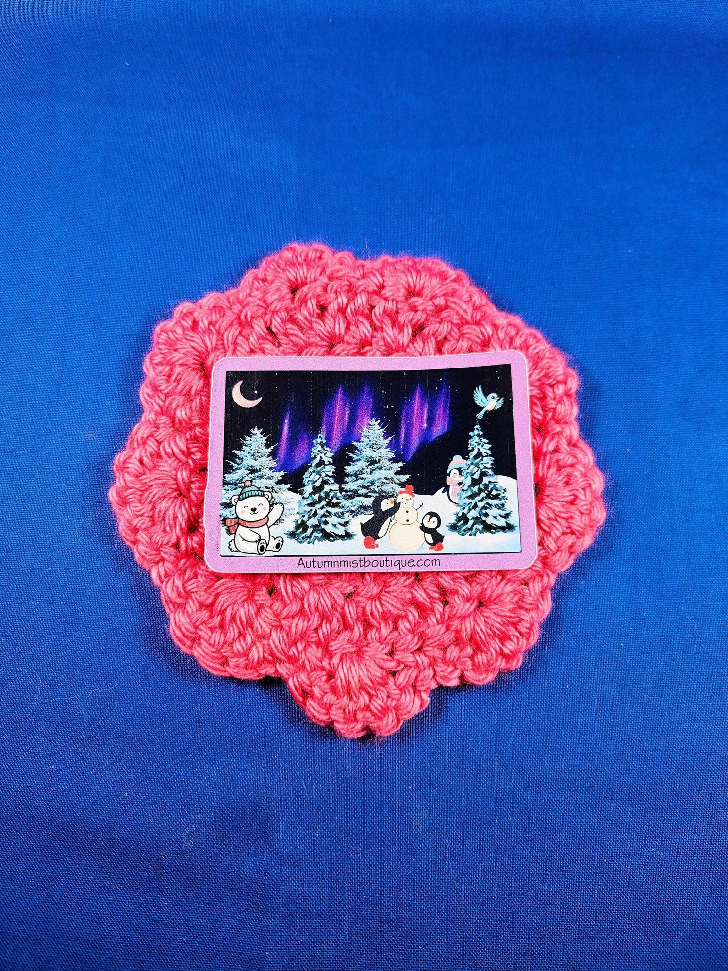 Winter Lights &amp; Snow Friends Vinyl Sticker - Autumnmist Boutique