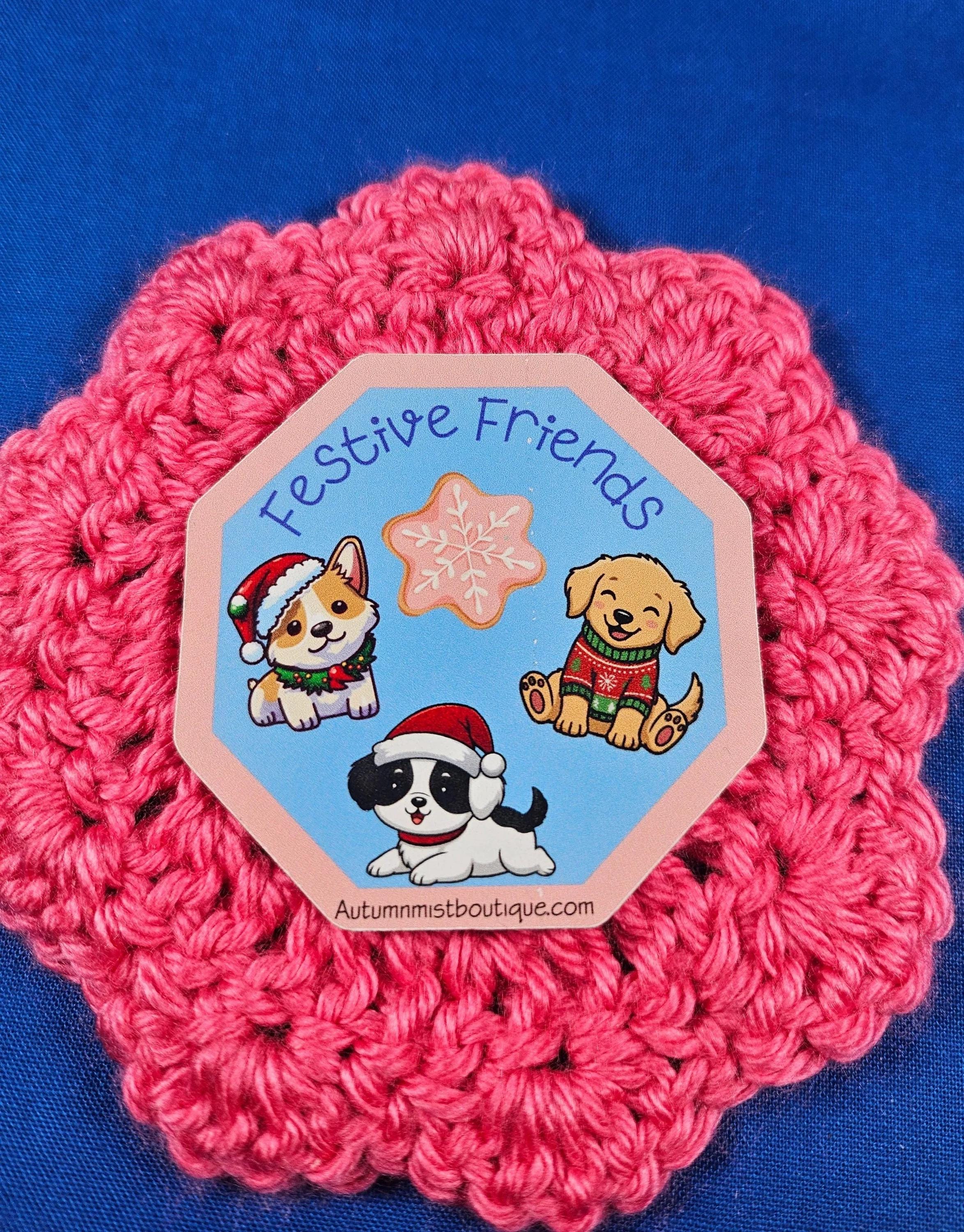 Festive Friends Vinyl Sticker - Autumnmist Boutique