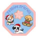 Festive Friends Vinyl Sticker - Autumnmist Boutique