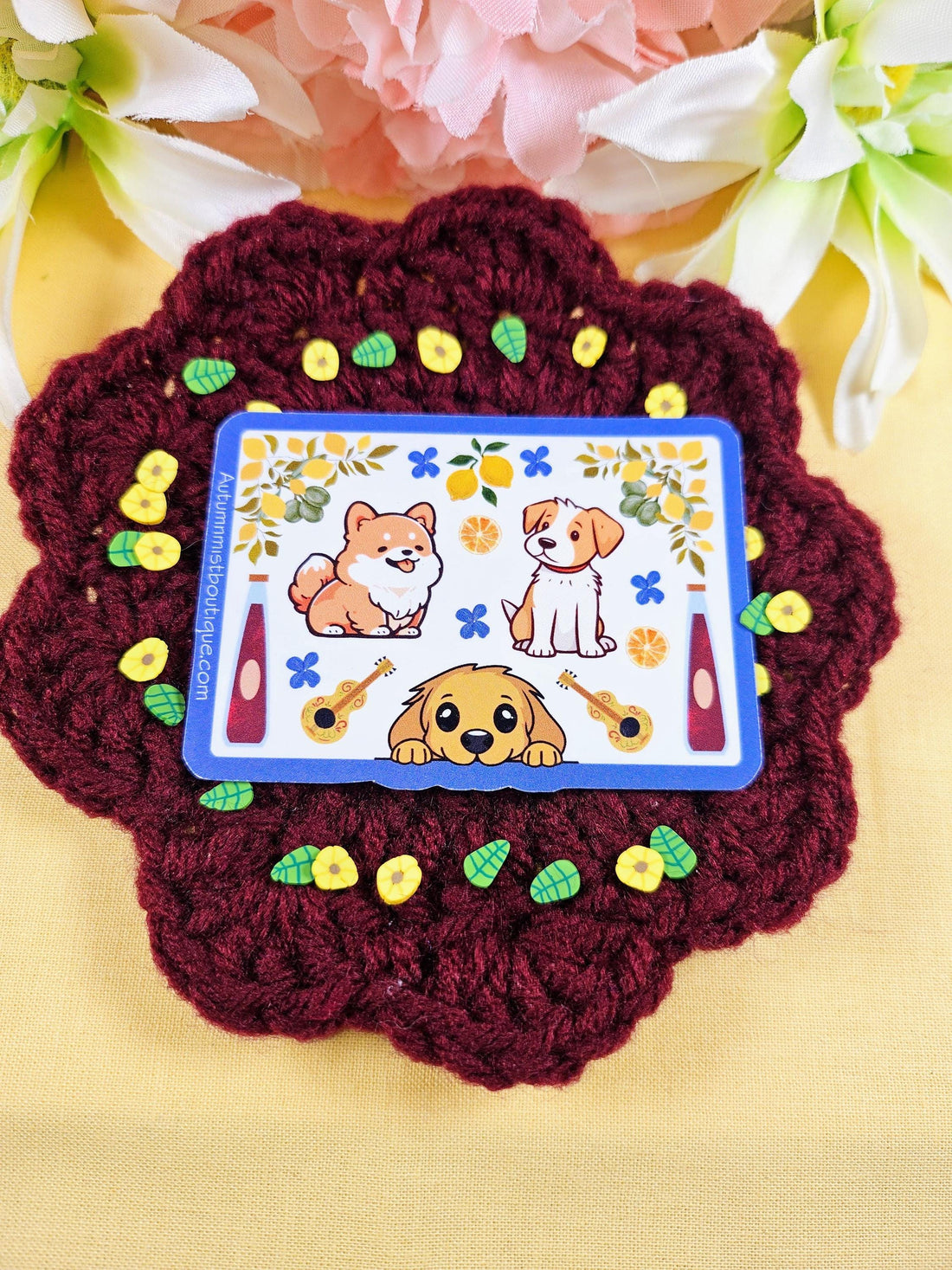 Italian Fun Vinyl Sticker Autumnmist Boutique