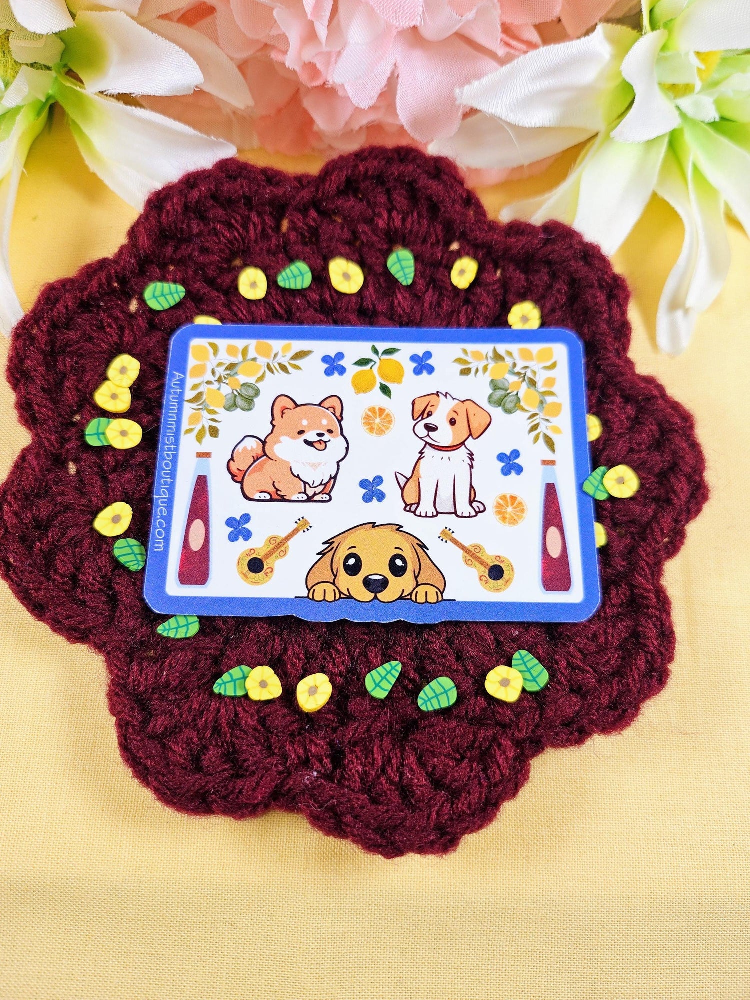 Italian Fun Vinyl Sticker Autumnmist Boutique