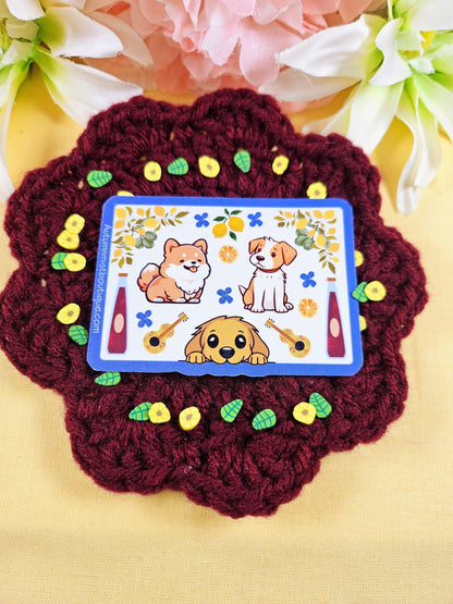 Italian Fun Vinyl Sticker Autumnmist Boutique