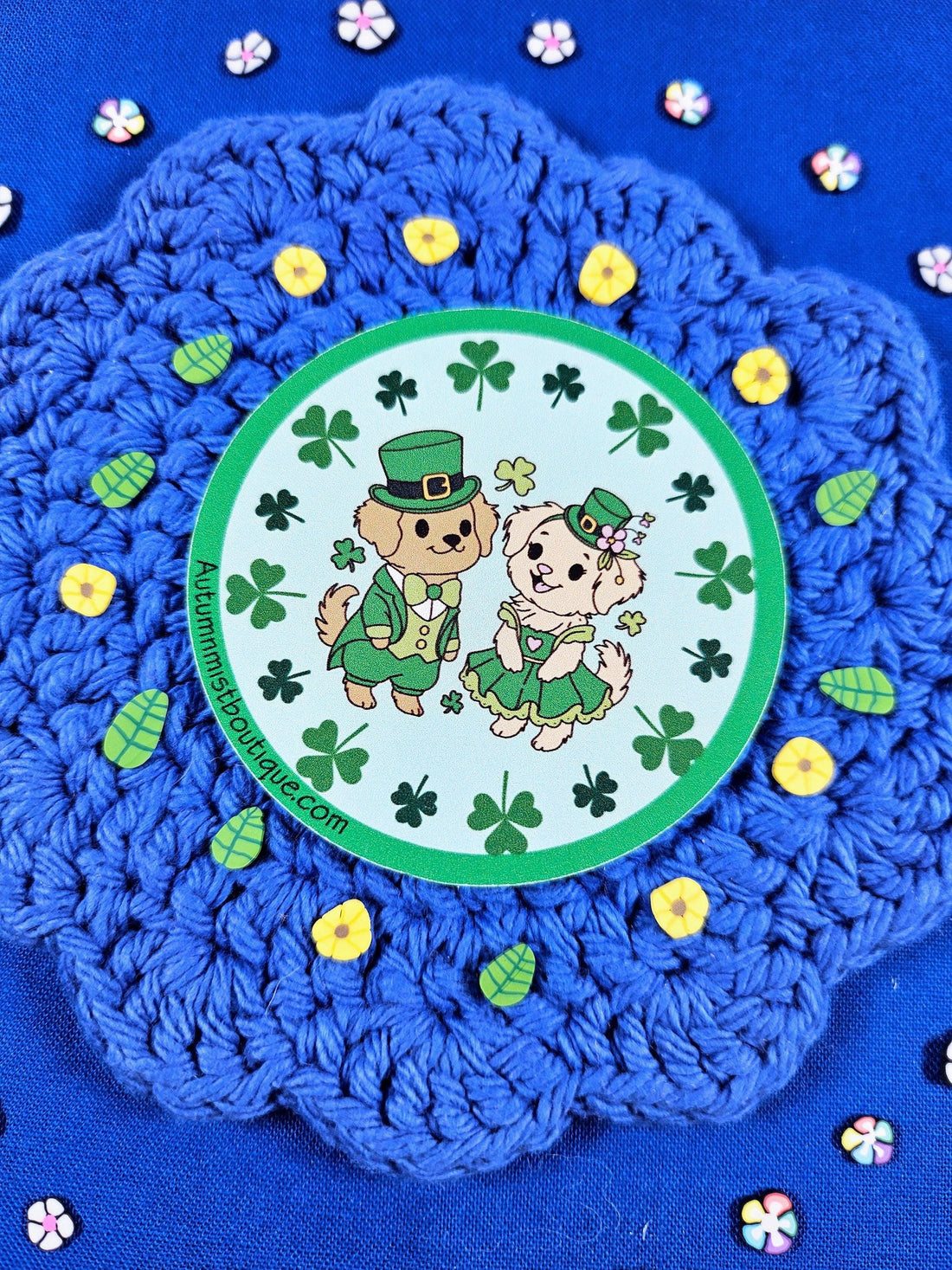 Let Your Irish Shine Vinyl Sticker - Autumnmist Boutique