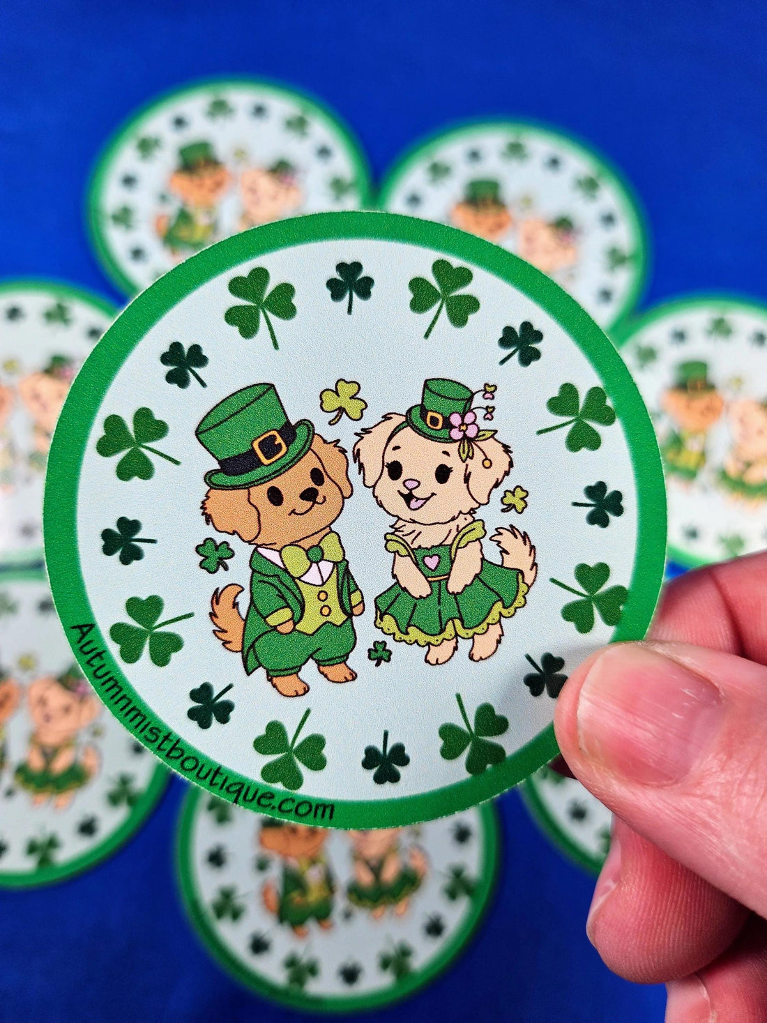 Let Your Irish Shine Vinyl Sticker - Autumnmist Boutique