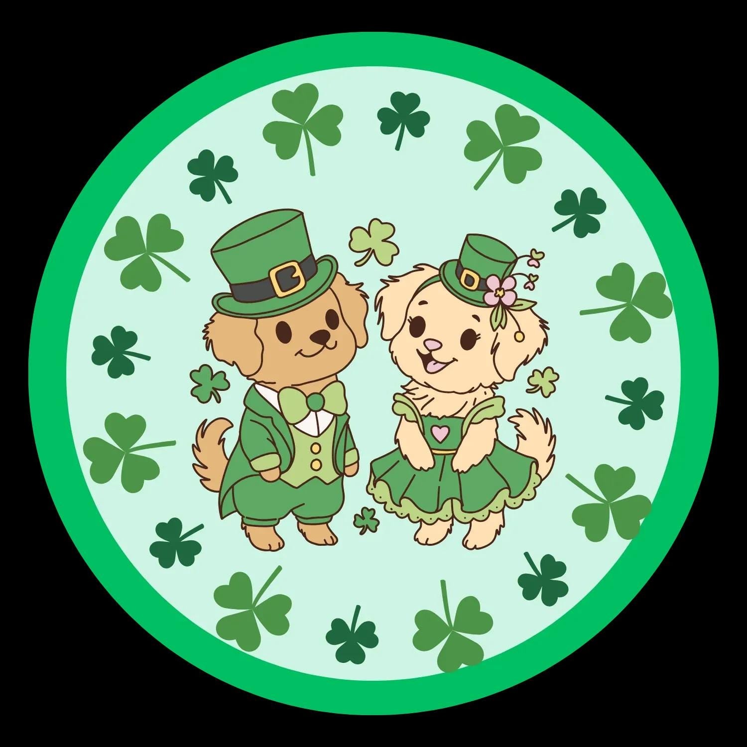 Let Your Irish Shine Vinyl Sticker - Autumnmist Boutique