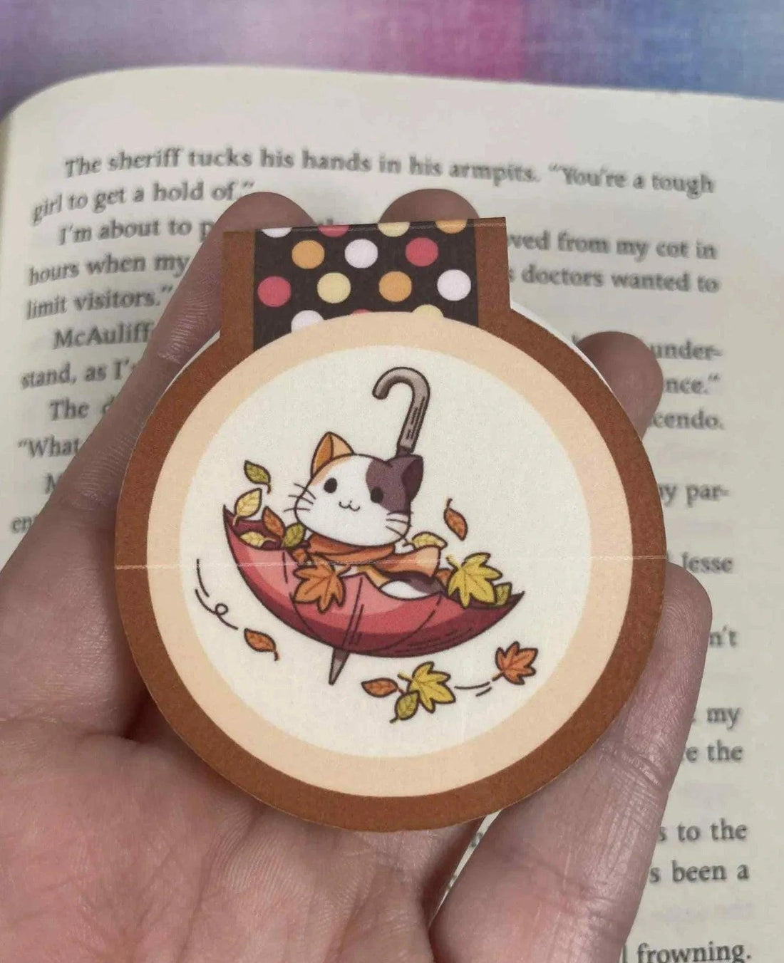 Umbrella Adventures Magnetic Bookmark - Autumnmist Boutique