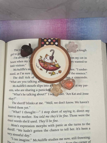 Umbrella Adventures Magnetic Bookmark - Autumnmist Boutique