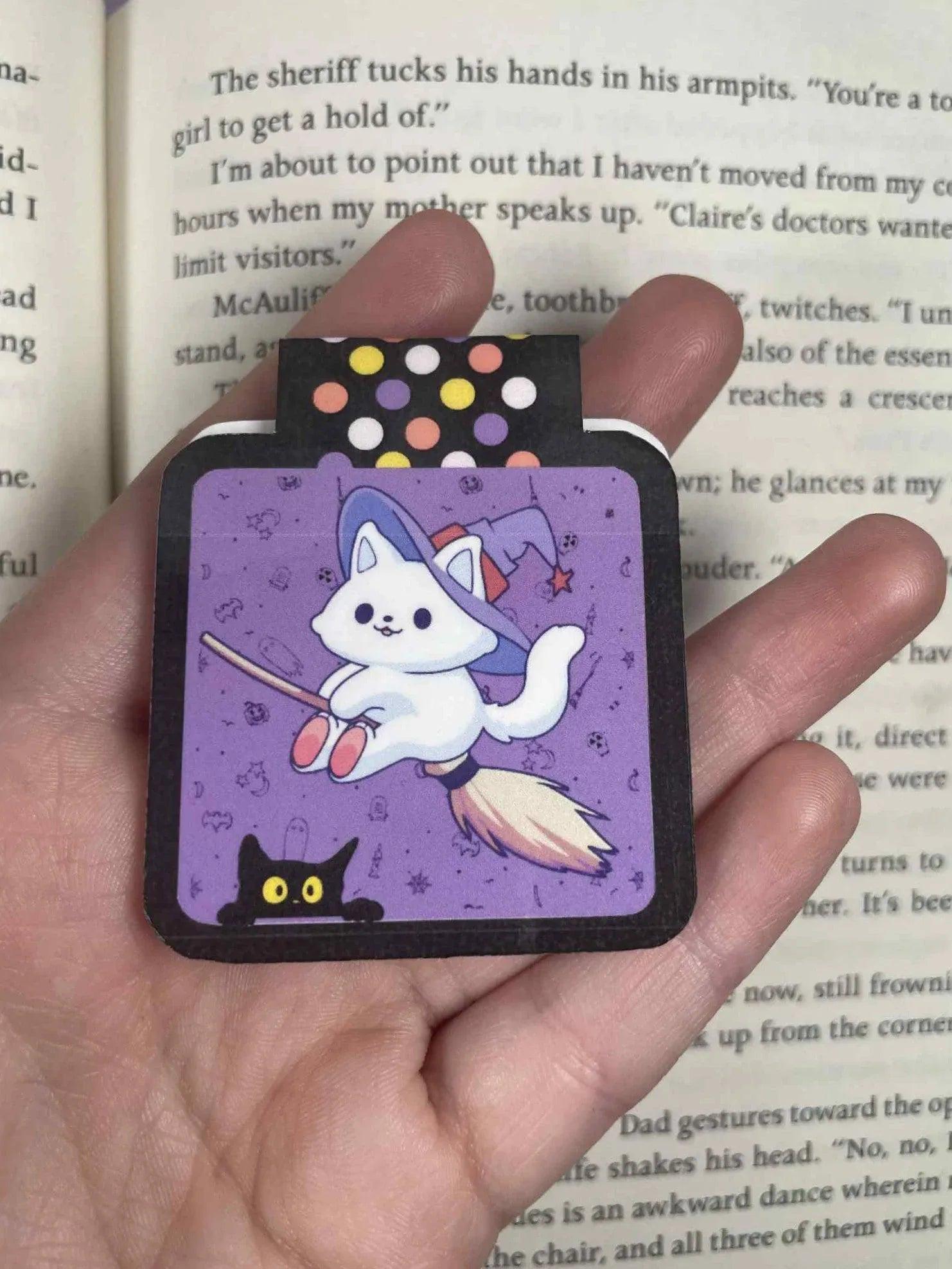 Paws &amp; Potions Magnetic Bookmark - Autumnmist Boutique