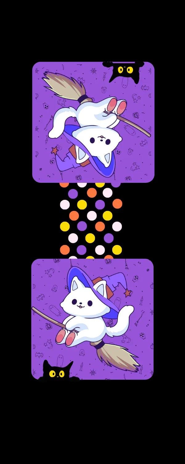 Paws &amp; Potions Magnetic Bookmark - Autumnmist Boutique
