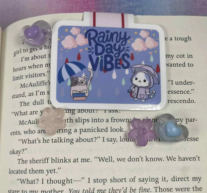 Rainy Day Vibes Magnetic Bookmark - Autumnmist Boutique
