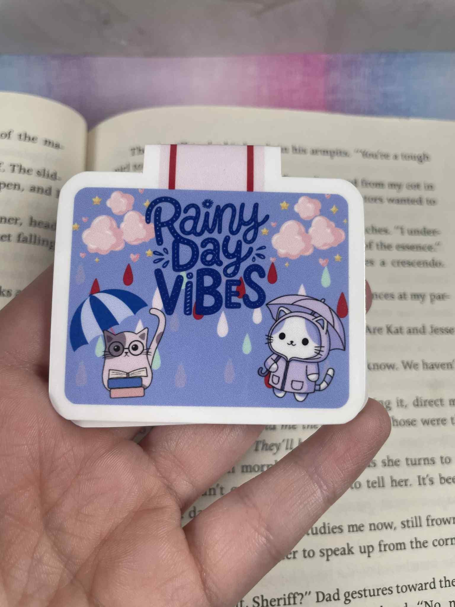 Rainy Day Vibes Magnetic Bookmark - Autumnmist Boutique