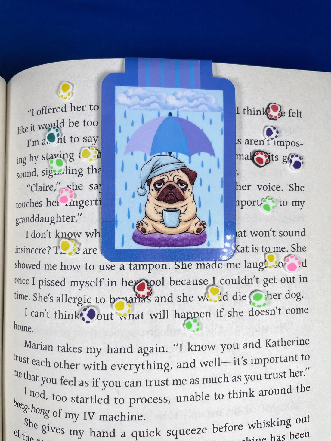 Rainy Dog Magnetic Bookmark - Autumnmist Boutique