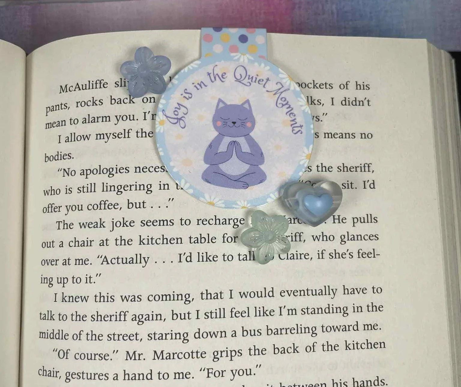 Zen &amp; Joy Magnetic Bookmark - Autumnmist Boutique